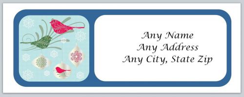 30 Personalized Address Labels Christmas Buy 3 get 1 free (ac433)