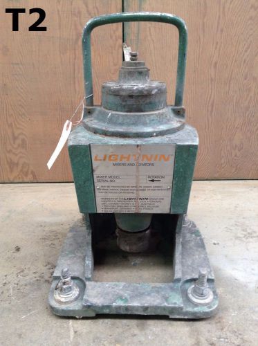 Lightnin xjaq-33 explosion proof pneumatic air driven mixer 1/3hp 3/8&#034; dia fnpt for sale