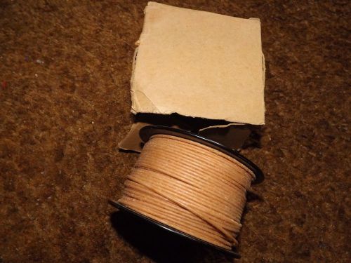 200&#039; NUMBER 20 AWG CLOTH COVERED WAXED SOLID COPPER WIRE