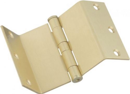 Stanley national hardware dpbf248 3-1/2 swing clear hinge in satin brass for sale