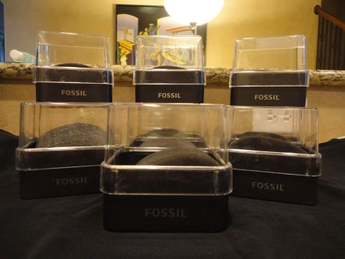 Set of 10 Fossil Watch Cases