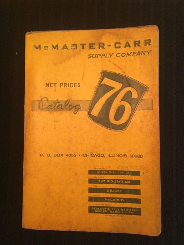 McMaster Carr Catalog 76 Asbestos Litigation Reference 1970 Mesothelioma