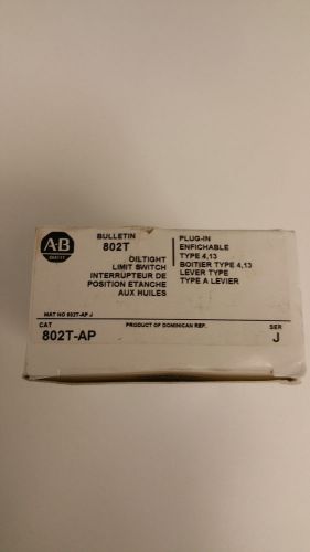 Allen Bradley 802T-AP Oiltight Limit Switch Ser. J - New in box!