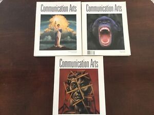 Communication Arts Magazine Lot of 3 1998 1999
