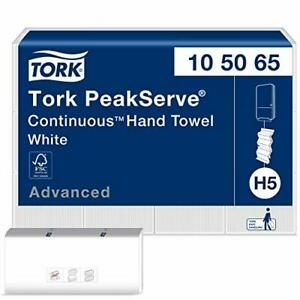 Tork PeakServe Continuous Paper Hand Towels White H5 Advanced Compressed 4920...