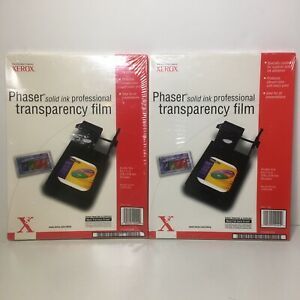 Xerox Phaser solid ink Professional Transparency film 103R01039 - Lot of 2