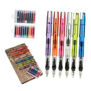 Calligraphy Set, Includes 6 Calligraphy Fountain Pens with Different Nibs and