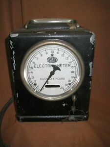 Portable Watthour Meter Sangamo Electric Co Springfield Type F 5 AMPS 115 Volts