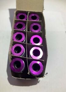 Milton 765VC (Purple) HIGHFLOWPRO V-Style Air Couplers - 1/4&#034; NPT Male 8 Pack