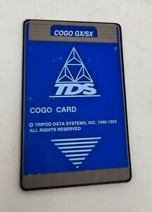 TDS COGO Survey Card For HP 48GX Calculator  (Cogo Gx/Sx)
