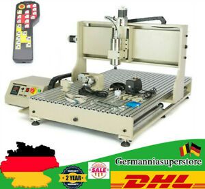 4 Axis USB CNC 6090 Router Engraving Machine Milling Cutting Machine 2200W +RC