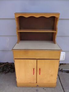 1960&#039;s ChildsCraft Book Cabinet. Hutch.