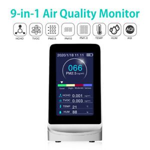 Multi-Function Air Quality Monitor PM1.0 PM2.5 TVOC Meter Real Time Trend