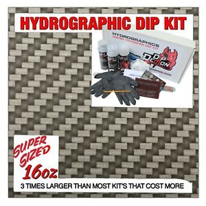 Hydrographic dip kit Carbon Fiber Weave hydro dip dipping 16oz
