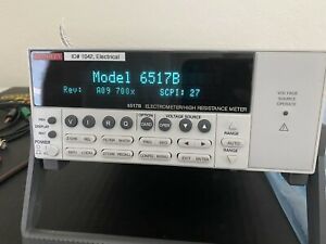 Very Gently Used Keithley 6517B Electrometer&amp;Model 8009 Resistivity Test Fixture