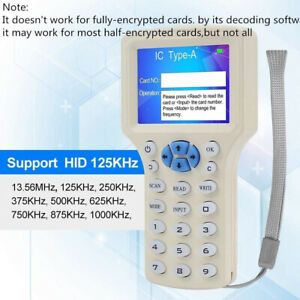 RFID NFC Card Writer Recordable Reader for Cards ID-125 250 500 HID-125Khz New