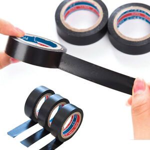 1 Roll 20M PVC Electrical Wire Insulating Adhesive Tape Roll Black 16mm Wide USA