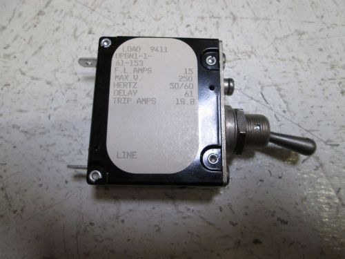 Airpax upgn1-61-153 circuit breaker *used* for sale