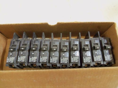 Lot of 10 siemens bq1b040 circuit breaker 40 amp *new in box* for sale