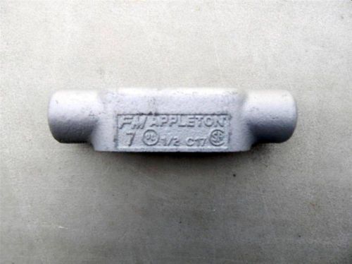 Appleton C17  - 1/2&#034; Type C Conduit Body, Grayloy-Iron, Form 7,  (Box of 10) NIB