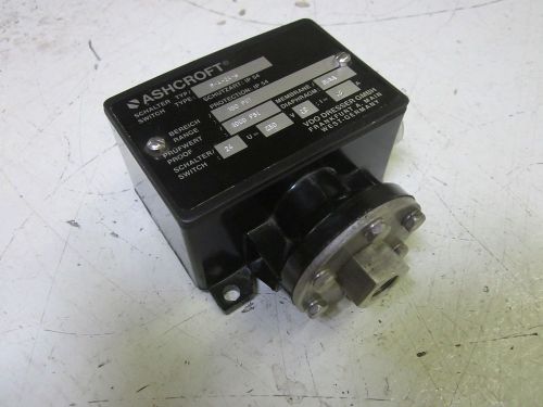 ASHCROFT B-4-24-B PRESSURE SWITCH 15A 250VAC 100PSI *NEW OUT OF A BOX*
