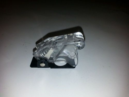 TRANSLUSCENT CLEAR TOGGLE SWITCH SAFTEY COVER  HOT ROD RACECAR MOTORCYCLE BOAT