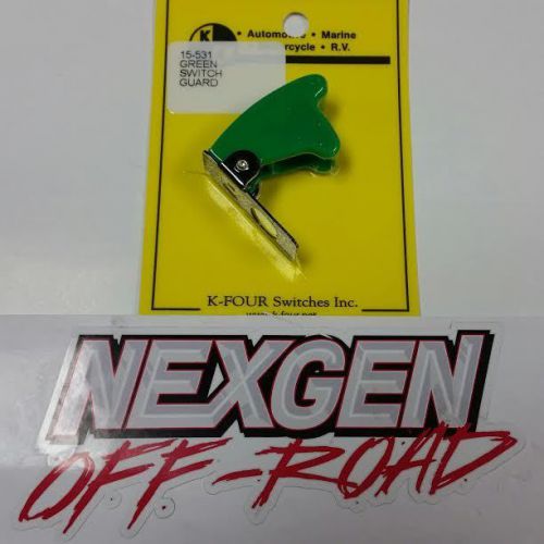 1 GREEN PLASTIC  SAFE TOGGLE SWITCH FLIP SAFETY COVER GUARD MILITARY NITROUS