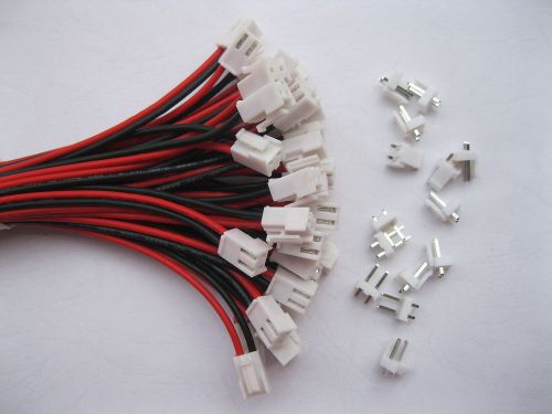 100 pcs 3.96mm VH3.96 2 pin Female Wire with Male pin Connector Leads 30cm 12in