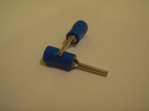 Insulated terminal pin crimp blue 16-14 awg 500pc deal! for sale