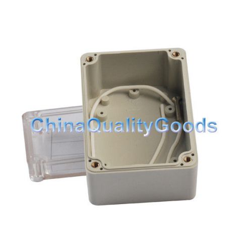 Waterproof Clear Cover Plastic Electronic Project Box Enclosure case 100x68x50mm