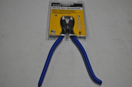 Klein tools rebar work pliers - heavy duty cutting 8 inches ironwork  d2000-7cst for sale