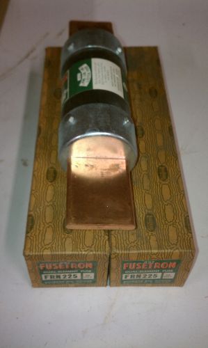 LOT of 2 Fusetron FRN225 Dual Element Fuses NOS C102
