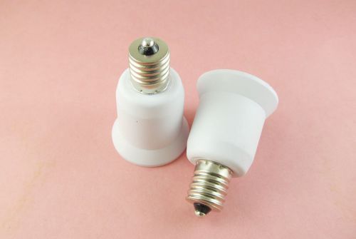 E17 to e27 socket base led halogen cfl light bulb lamp adapter converter holder for sale