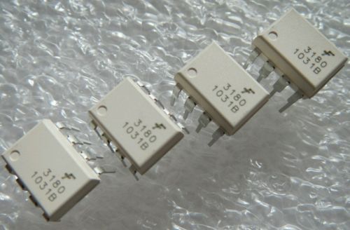 Fod3180 fairchild x 4pcs. high speed 2a mosfet gate driver optocoupler, 8-dip for sale