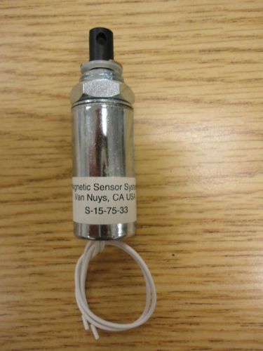 Magnetic Sensor Systems S15-75-33 Pull Type Solenoid