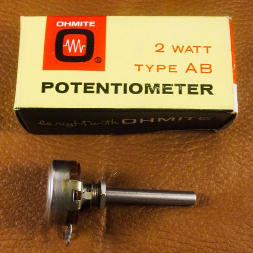 Ohmite Potentiometer CU-1011 CU1011 100 Ohms 2 Watt Type AB
