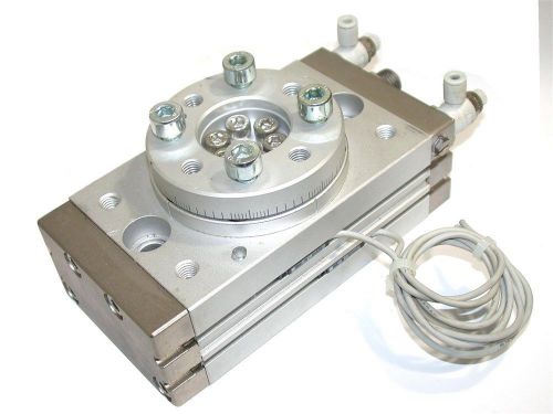 Smc air rotary table actuator msqb50a w/sensors for sale