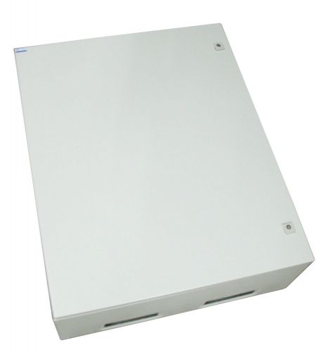 Electrical Enclosure Weatherproof 28x20x8 w/Back Plate Hinge Door Cabinet Steel