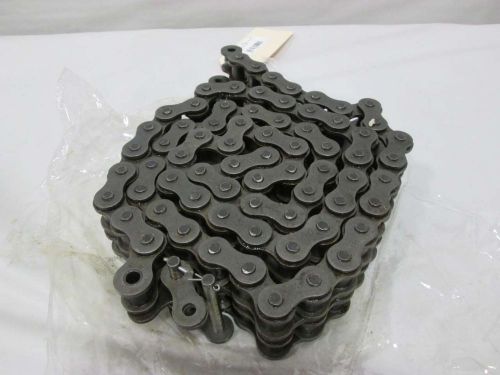 NEW HKK 80-2 RIV DOUBLE STRANDS 1IN PITCH 70IN LENGTH ROLLER CHAIN D356149