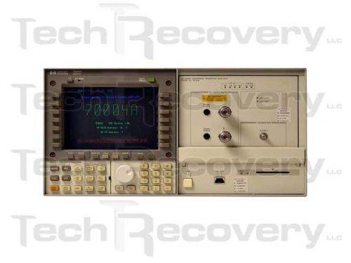Hp/ agilent 70820a/70004a microwave transition analyzer system, dc-40ghz for sale