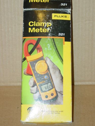 Fluke 321 Clamp-On AC Electrical Test Meter in Box PR137K
