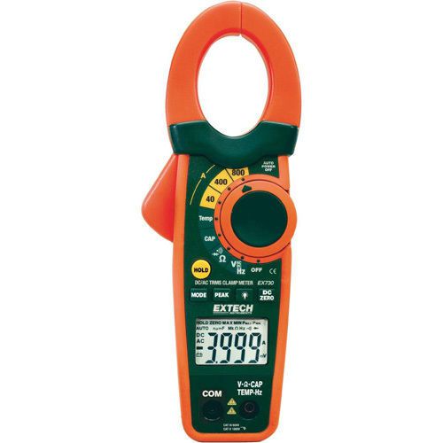 Extech ex-730 800a true rmsac/dc clamp meter for sale