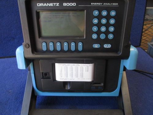 #jb24 dranetz 8000 energy analyzer test equipment for sale