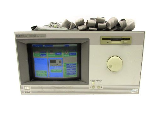 Agilent hp 16500c logic analysis system w/ 2x 16550a modules, cables, adapters for sale