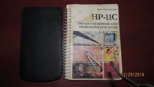 HP 11 Case and Manual