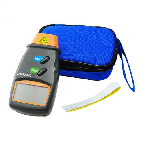 Digital lcd laser photo tachometer //*non-contact rpm meter measuring tool for sale