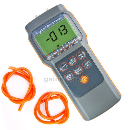Professional manometer 15.000 psi digital gauge pressure meter mmhg inhg kpa for sale
