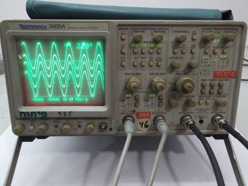 TEKTRONIX   2465A   350MHZ   OSCILLOSCOPE 4 CH  GOOD