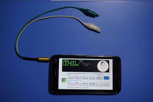 Test cable + Software For Andriod Phone DDS Function Signal Generator