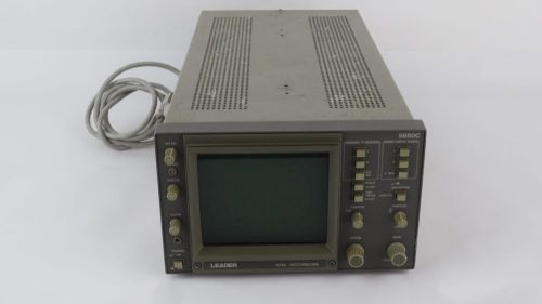 Leader 5860c waveform monitor leader 5850c vectorscope unit for sale